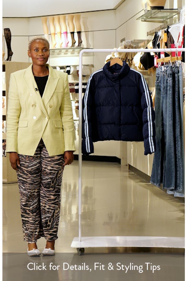 Sherry Side Stripe Puffer Jacket video