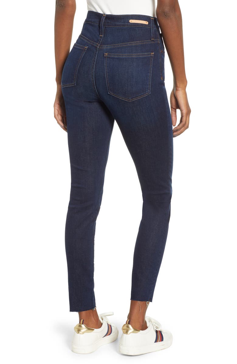 Caslon<sup>®</sup> Sierra High Waist Skinny Jeans, Alternate, color, 