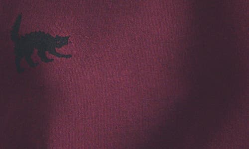 Brooklyn Industries Graphic Relaxed Sweatshirt In Burgundy