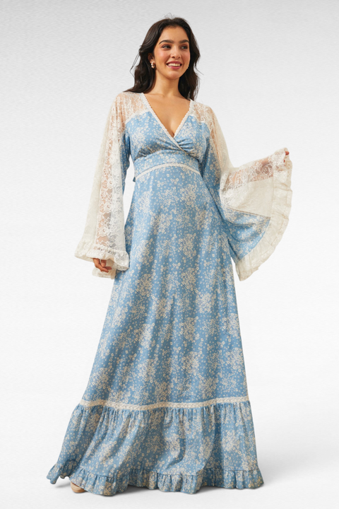 Michella Bell Sleeve Boho Maxi Dress, ModCloth x Gunne Sax