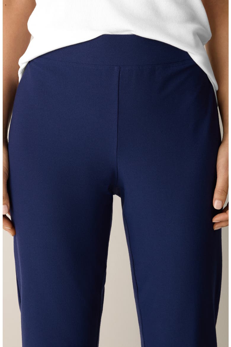Slit Back Slim Crop Pants, Alternate, color, DEEP DIVE