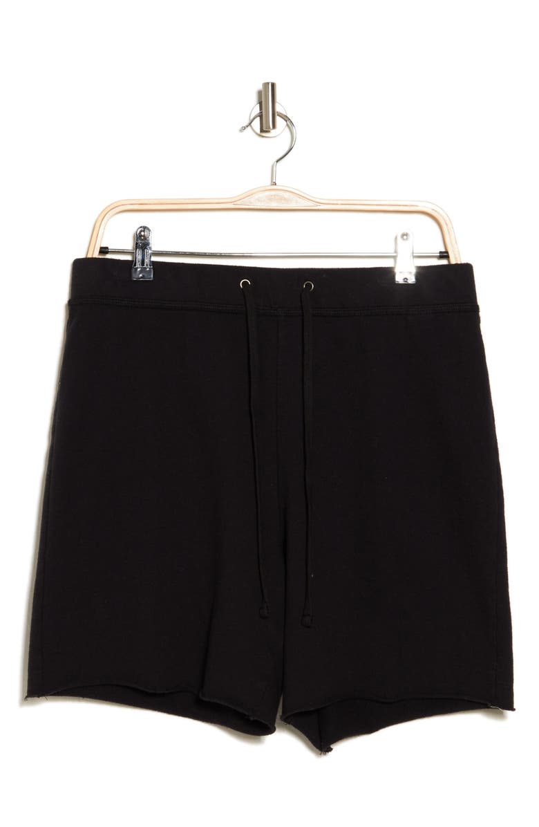 James Perse French Terry Shorts, Alternate, color, Black