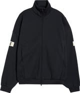 Fear of God Essentials Logo Graphic Relaxed Fit Drop Shoulder Track Jacket