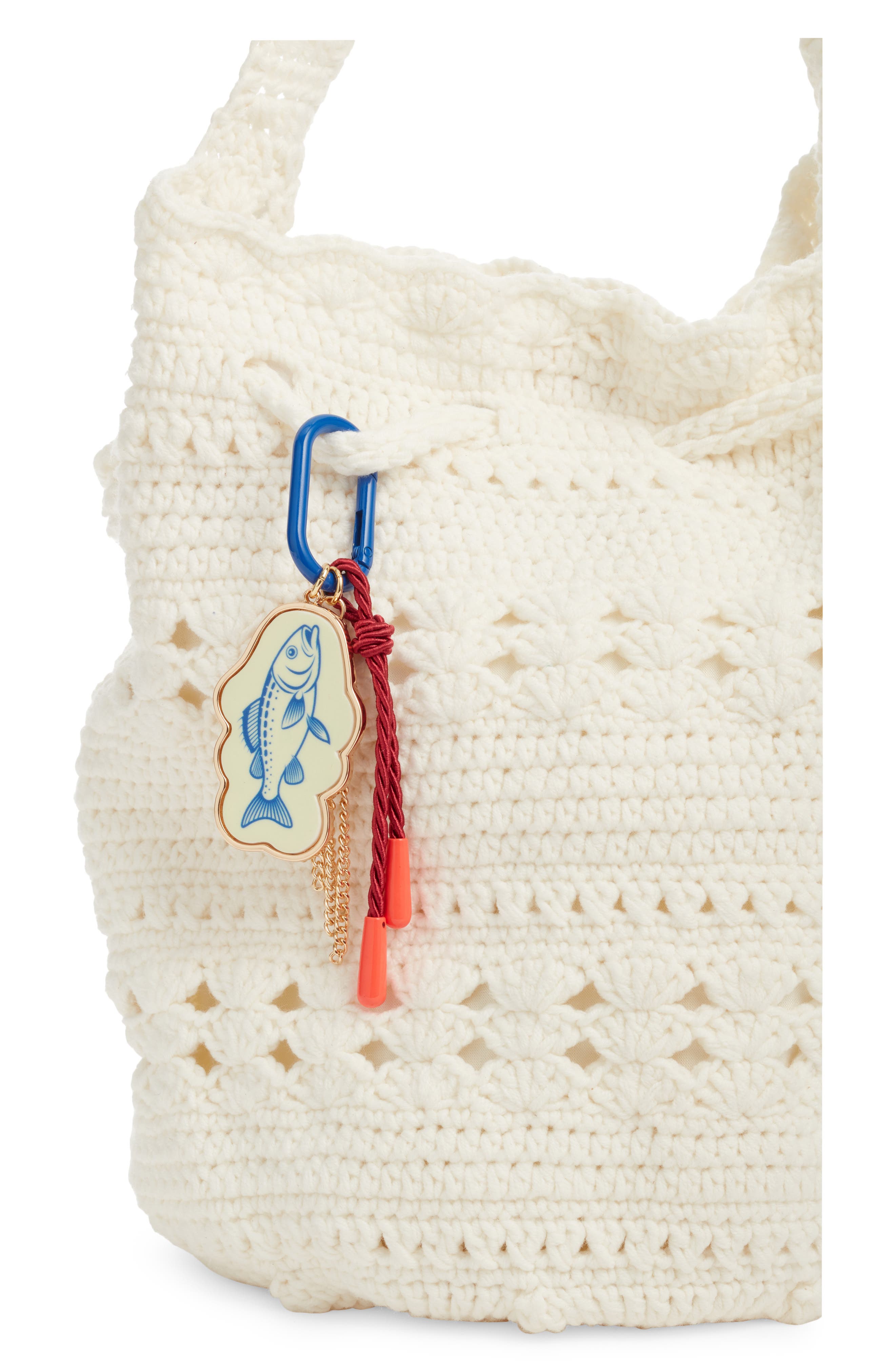 Chelsea28 Fish Cluster Bag Charm, Alternate, color, Blue Multi- Gold
