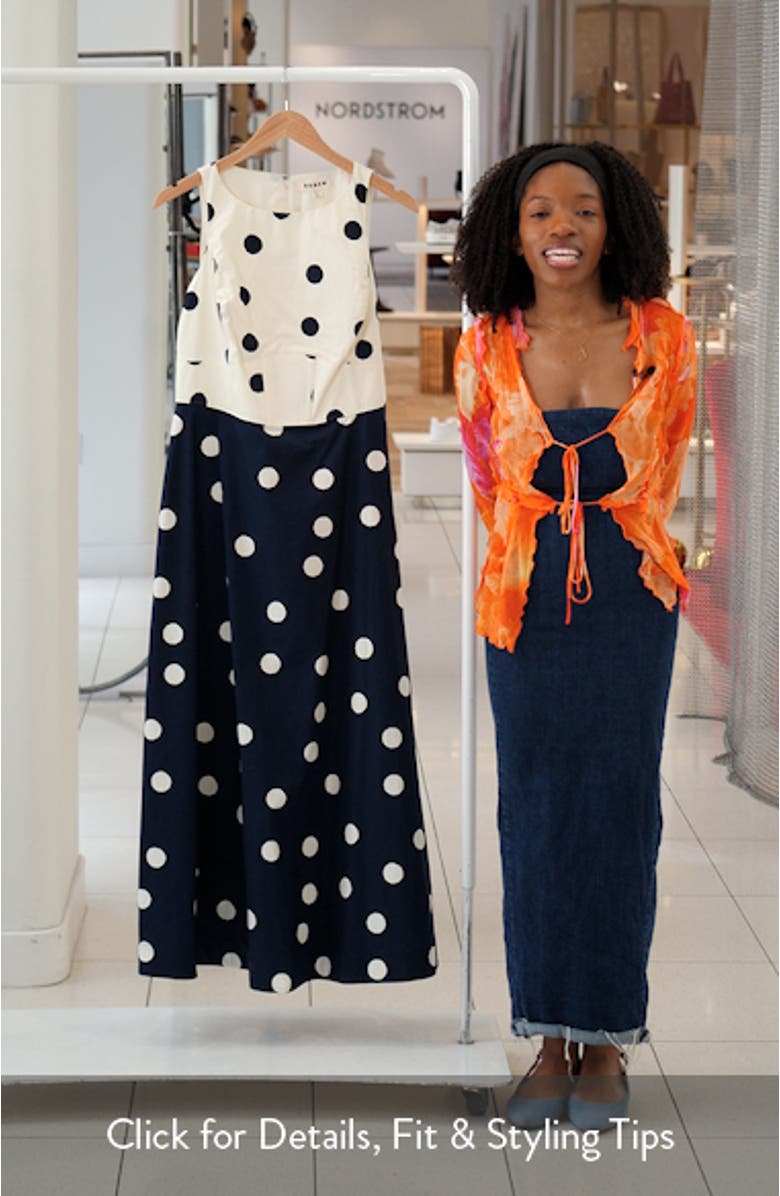 Silvia Boned Bodice Maxi Dress, sales video thumbnail