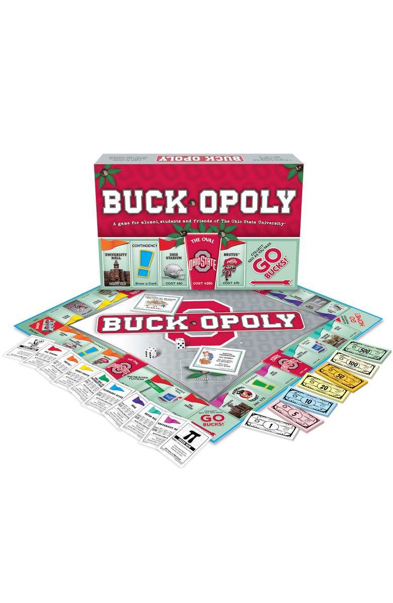 Late for the Sky Buckopoly Monopoly Board Game, Alternate, color, Multicolored