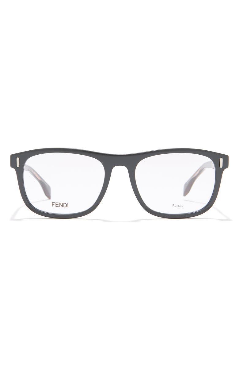 Fendi 52mm Square Optical Frames, Main, color, 