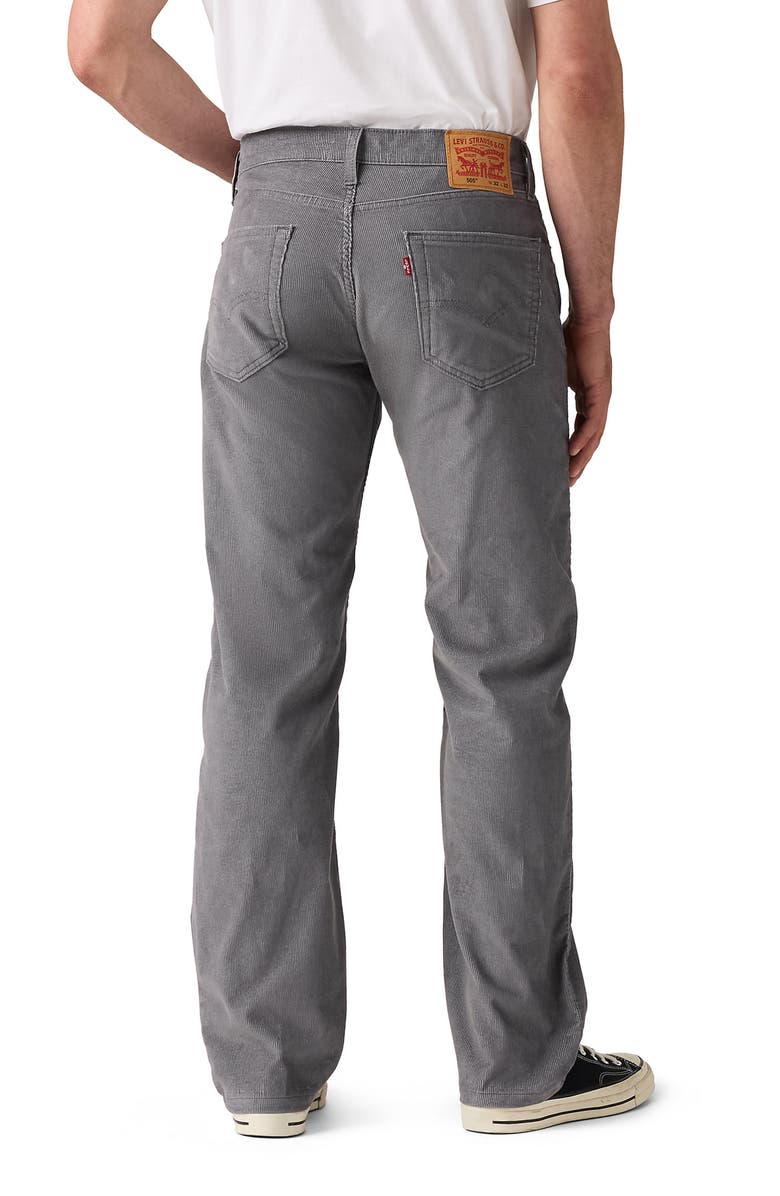Levi's 505<sup>™</sup> Relaxed Straight Leg Corduroy Jeans, Alternate, color, Smoked Pearl
