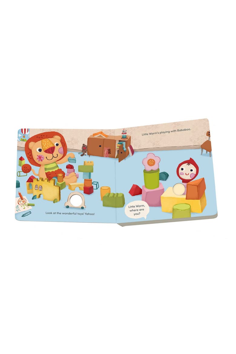 Bababoo Lion Hide-and-Seek Book & Plush Set, Alternate, color, Grey