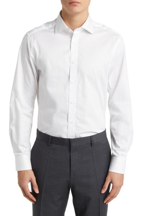 Luxury Twill Slim Fit Shirt Single Cuff