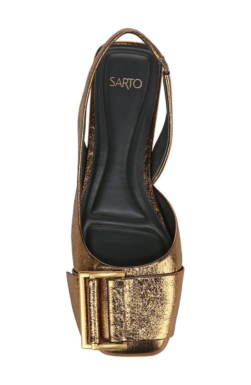 Sarto By Franco Sarto Tracy Slingback Half D'orsay Flat