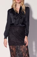 Walter Baker Phoenix Asymmetric Lace Skirt