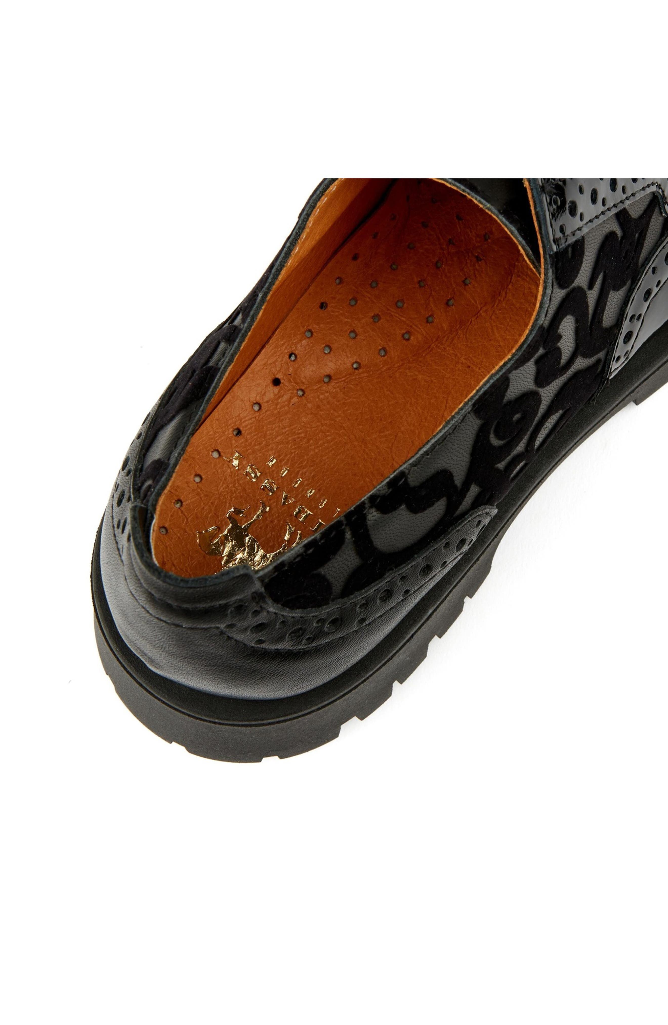Artisan Wingtip Lug Sole Derby, Alternate, color, BLACK
