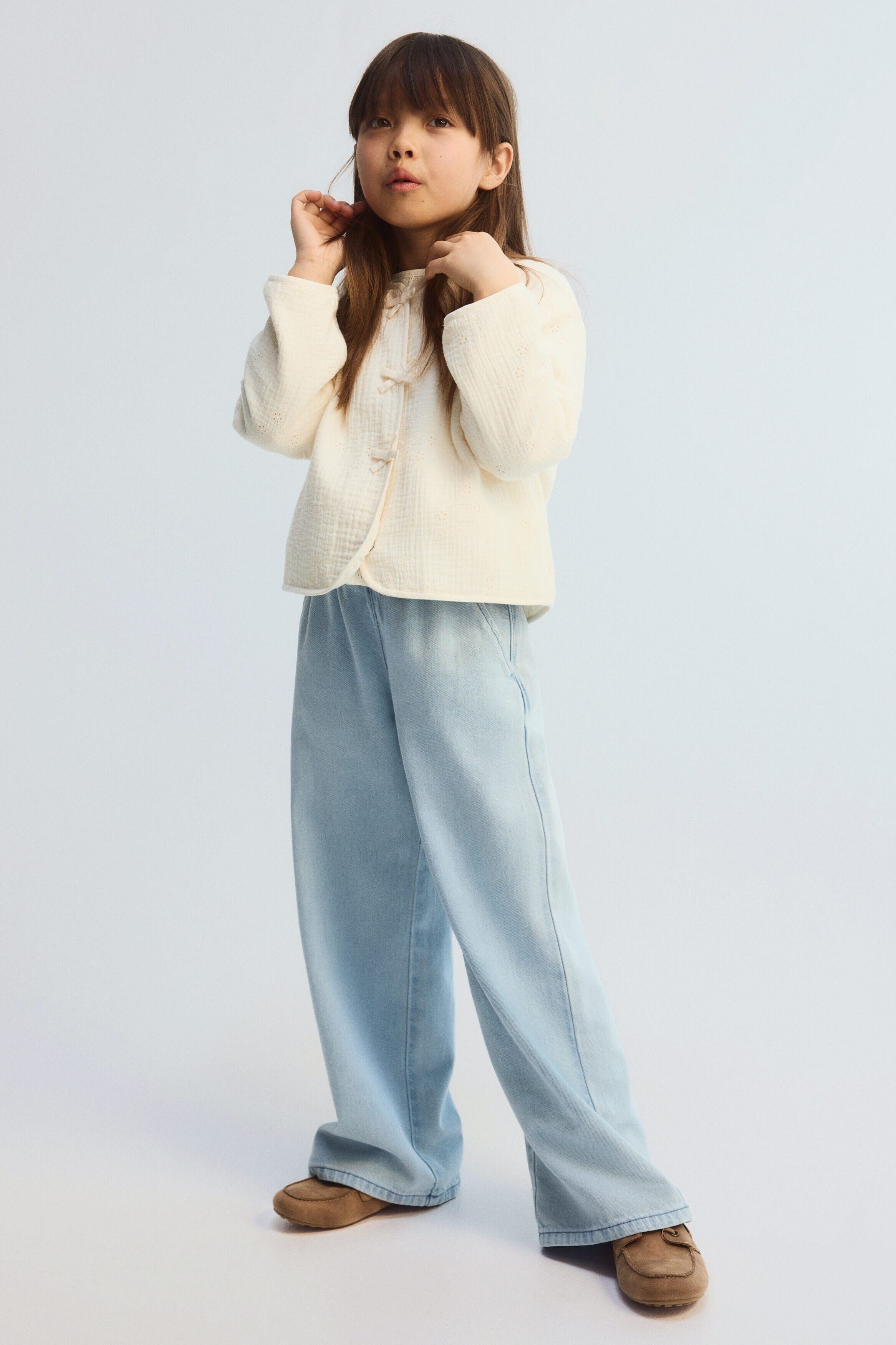 selected Light denim blue