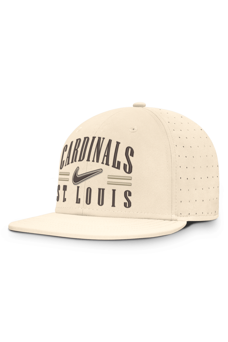 Men's Nike Natural St. Louis Cardinals True Dri-FIT AeroBill Fitted Hat, Main, color, Natural