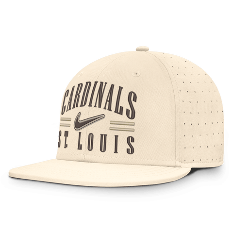 Men's Nike Natural St. Louis Cardinals True Dri-FIT AeroBill Fitted Hat
