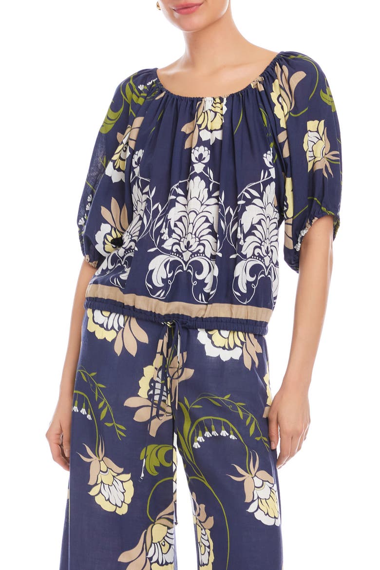 Kasey Peasant Top, Main, color, PRINT