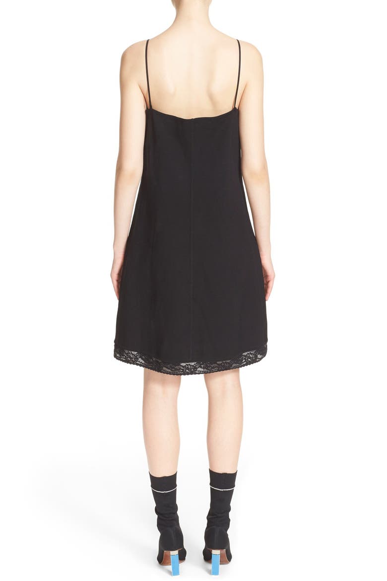 Structured Slipdress, Alternate, color, BLACK
