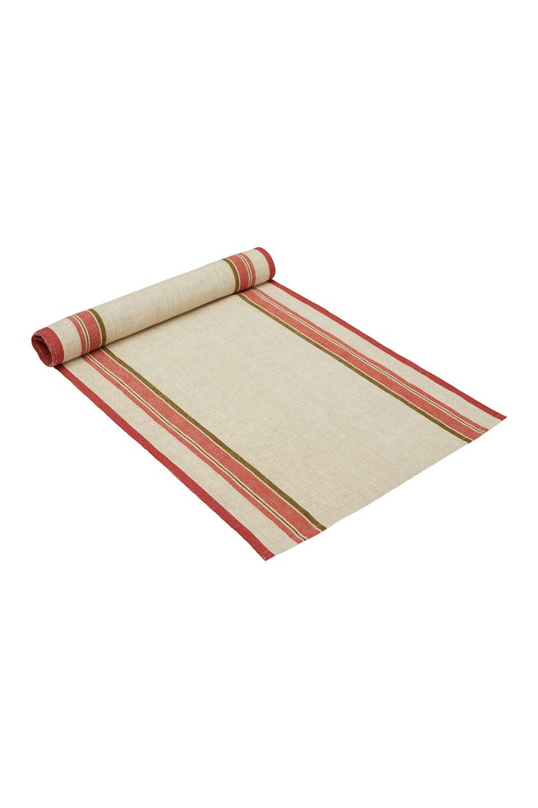 Antibes Runner, Main, color, Natural, Sherbert 20" x 72"