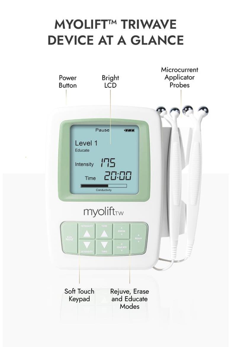 MyoLift TriWave Advanced Microcurrent Facial Device, Alternate, color, None
