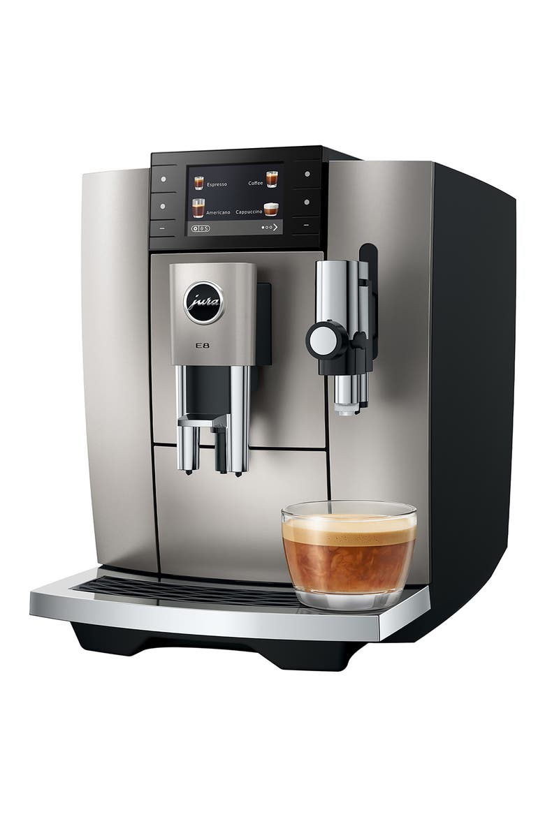E8 Espresso Machine, Alternate, color, GREY