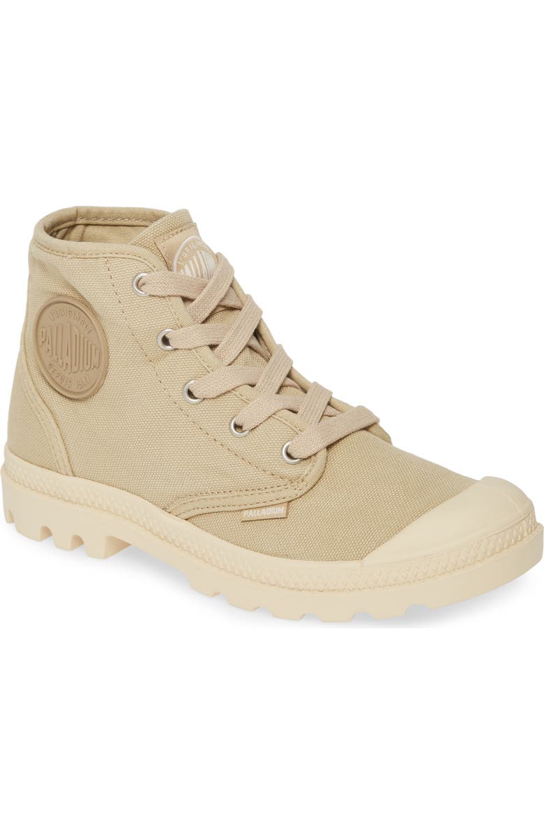 Palladium Pampa Hi Bootie, Main, color, Sahara/Ecru