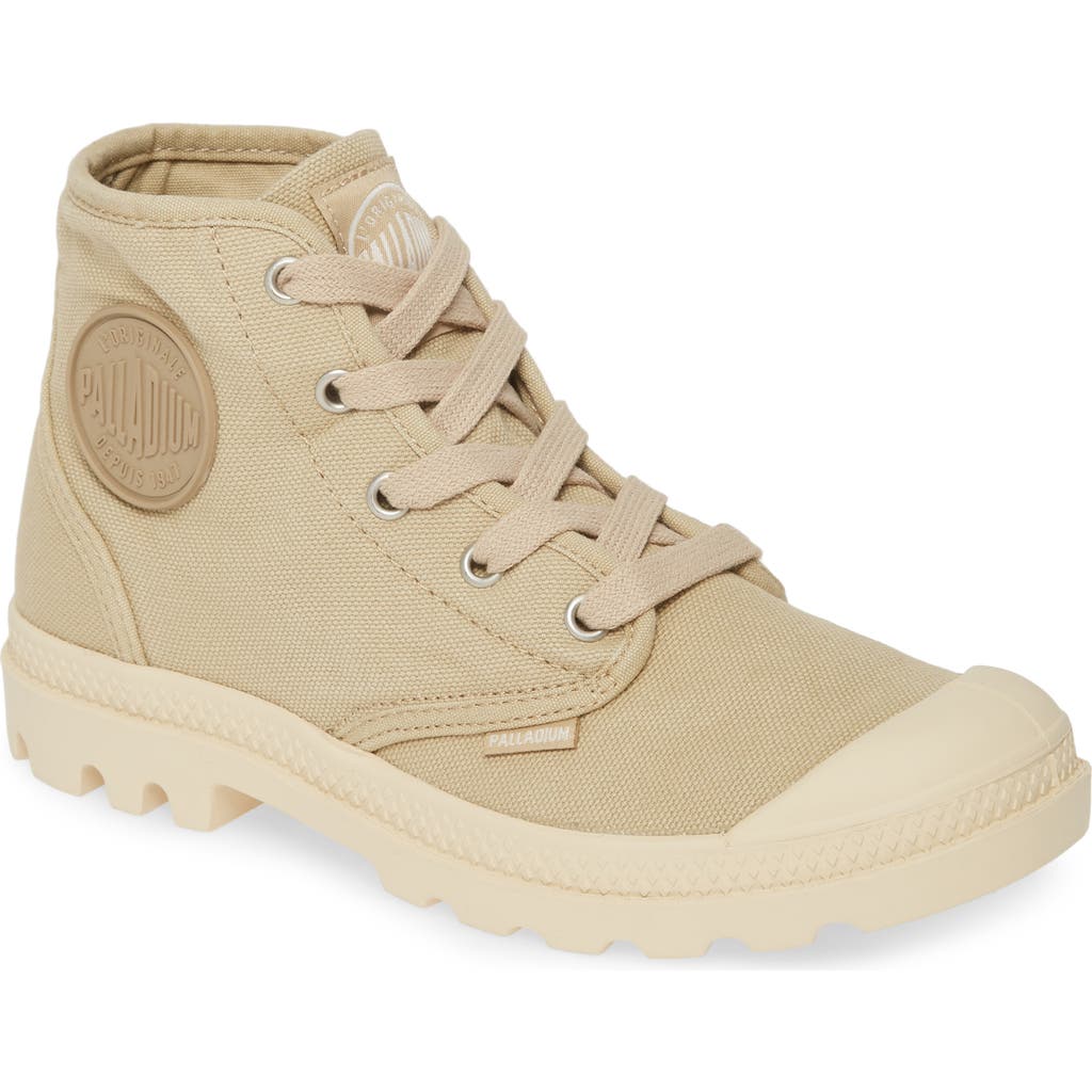 Palladium Pampa Hi Bootie In Sahara/ecru