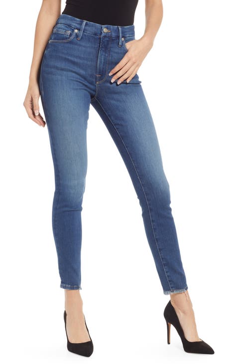 Good Legs Shadow Pocket Skinny Jeans (Blue 832) (Regular & Plus Size)