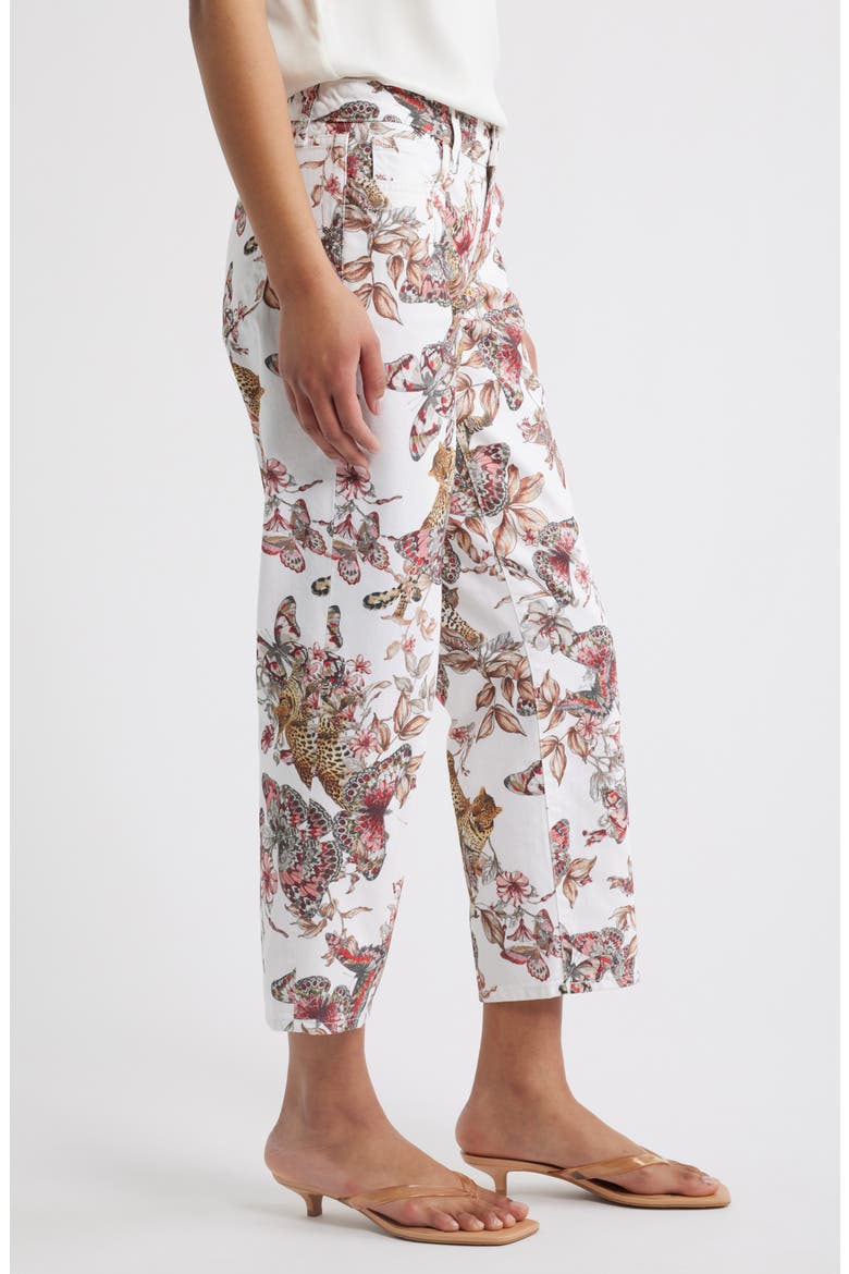 Blaine Crop Stovepipe Jeans, Alternate, color, BUTTERFLY JUNGLE