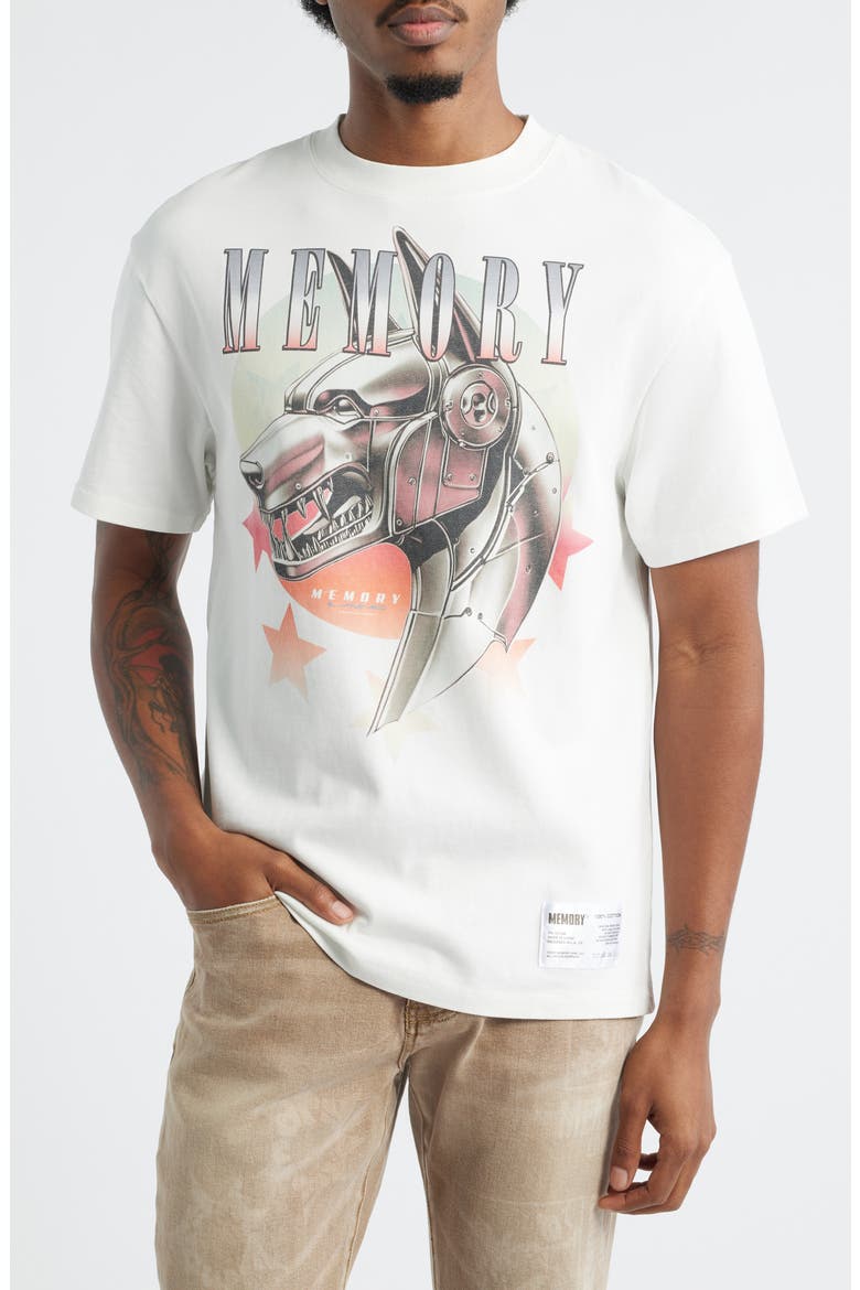 Rover Star Cotton Jersey Graphic T-Shirt, Main, color, OFF WHITE