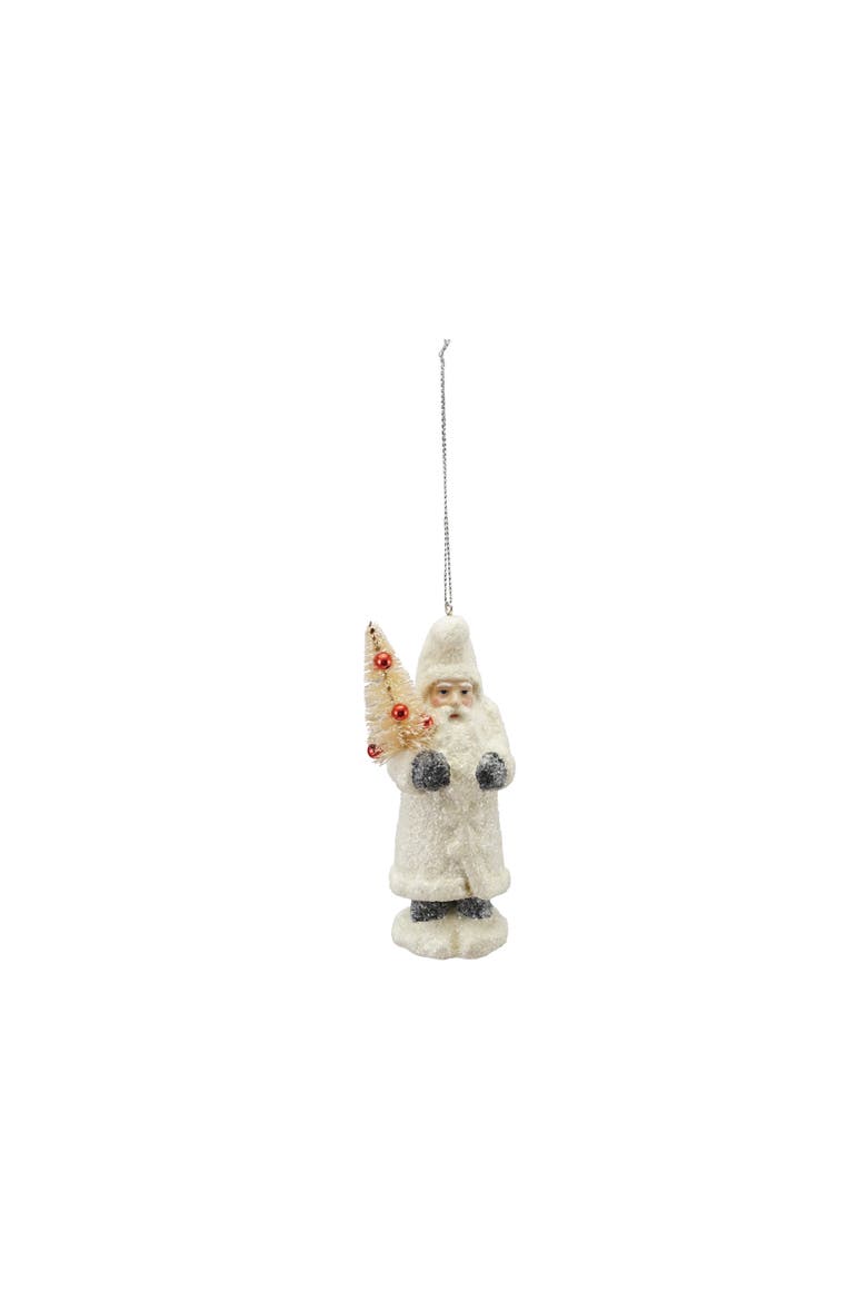 Vintage Resin Belsnickel Ornament with Sisal Tree, Main, color, Multicolor