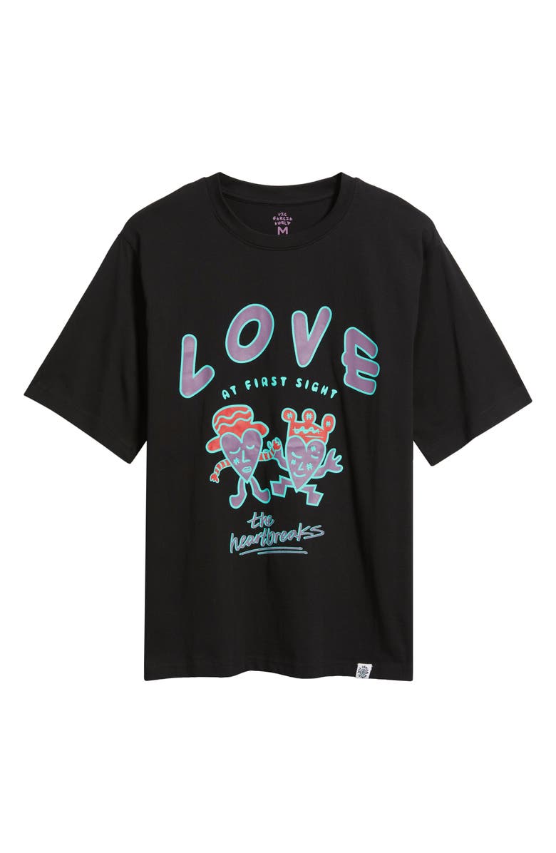 VIC GARCIA WORLD Love Together Again Graphic T-Shirt, Alternate, color, Black