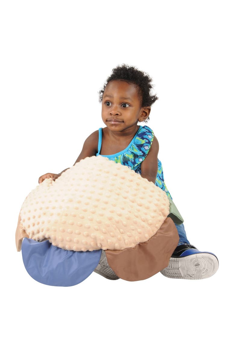 Sensory Flower Pillow for Tummy Time, Alternate, color, Multicolored