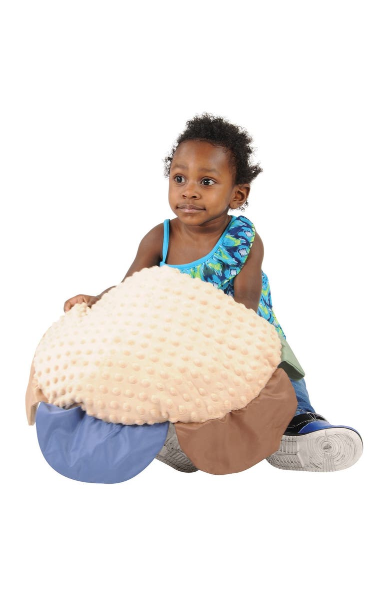 Kaplan Early Learning Company Sensory Flower Pillow for Tummy Time, Alternate, color, Multicolored