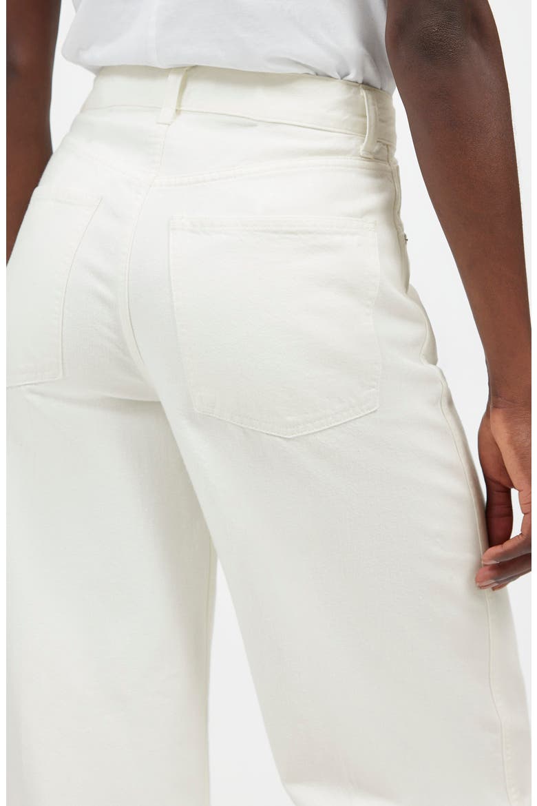 Superwide Leg Jeans, Alternate, color, TRUE WHITE