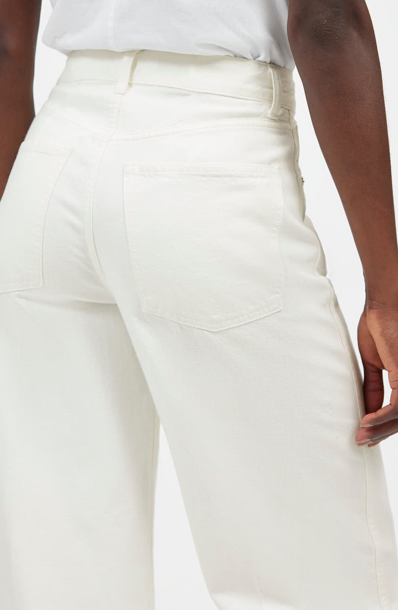 Madewell Superwide Leg Jeans, Alternate, color, True White