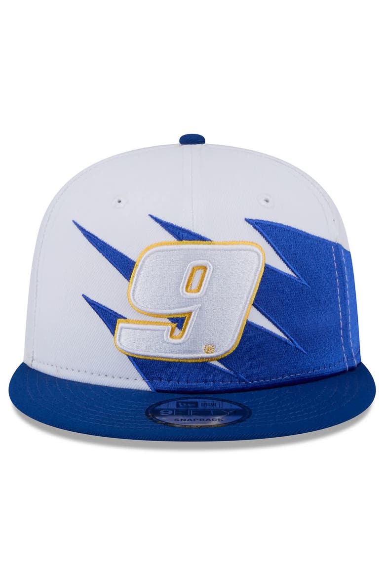 Men's New Era Blue Chase Elliott  Jagged 9FIFTY Snapback Hat, Alternate, color, Blue