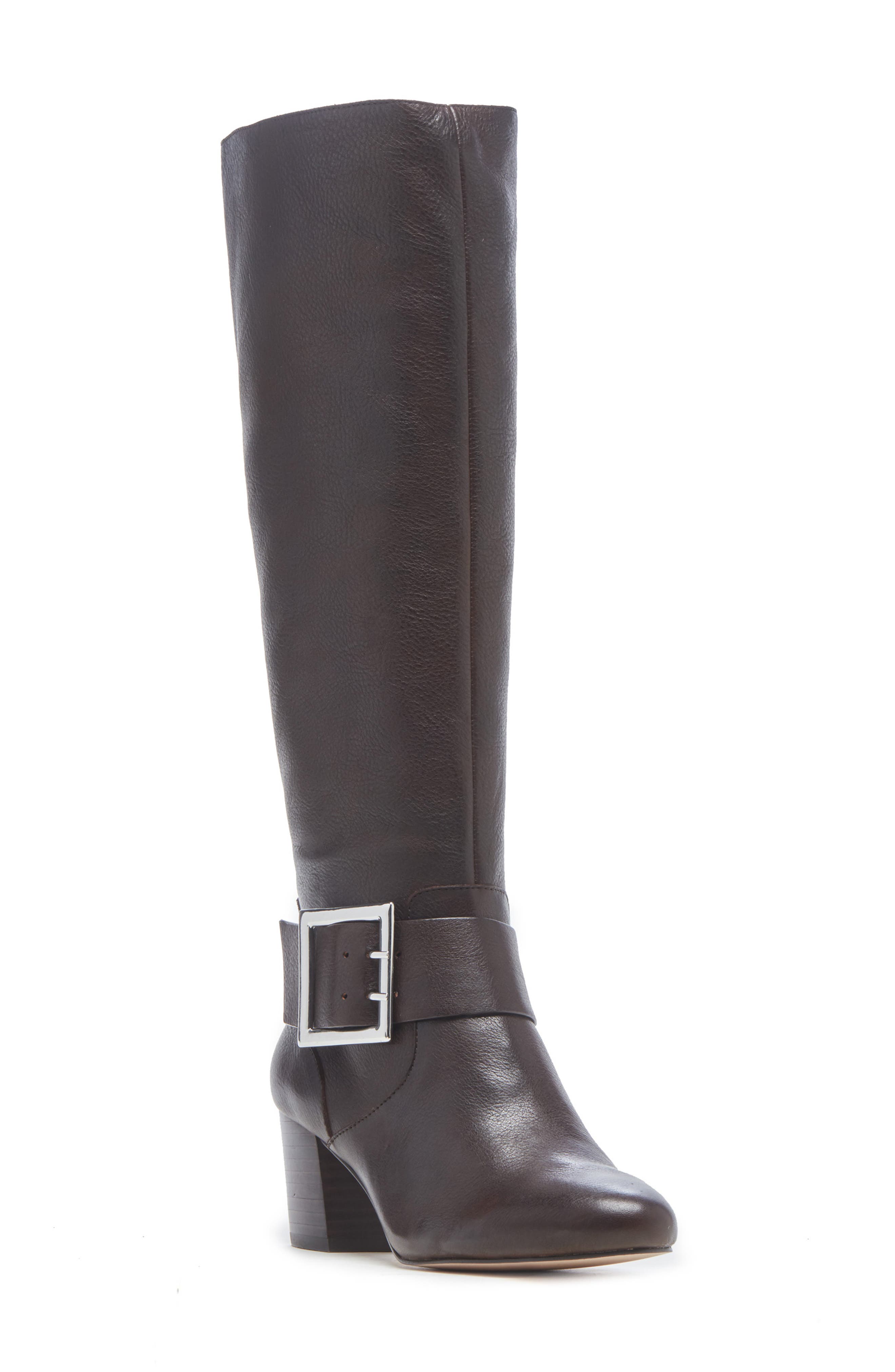 Pashan Knee High Boot, Main, color, CHOCOLATE LEATHER