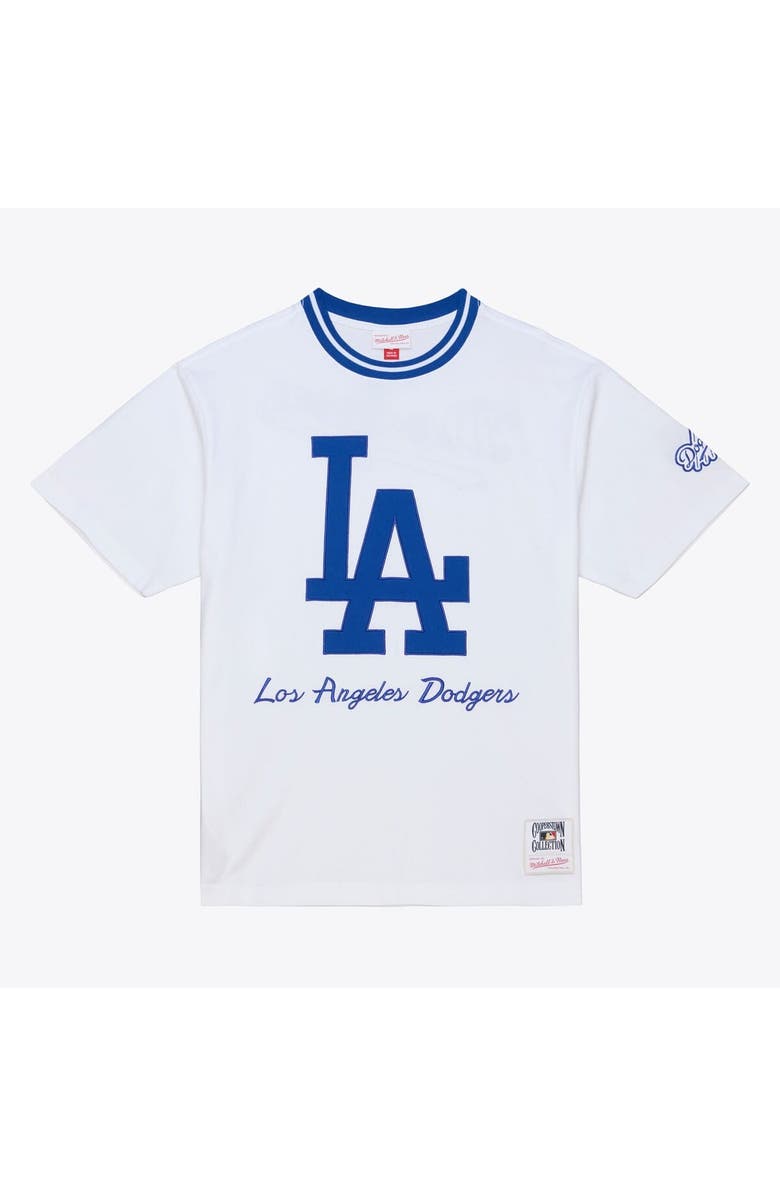 Mitchell & Ness Men's Mitchell & Ness  White Los Angeles Dodgers Cooperstown Collection Arctic T-Shirt, Main, color, White