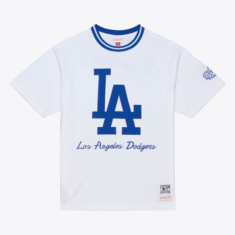 Men's Mitchell & Ness  White Los Angeles Dodgers Cooperstown Collection Arctic T-Shirt