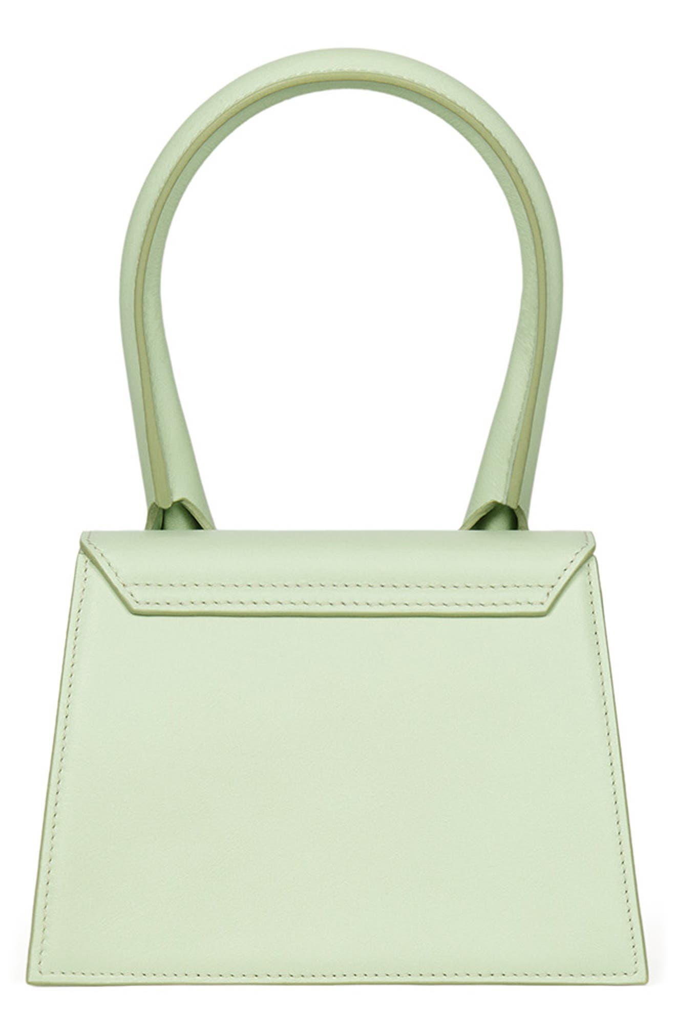 Le Chiquito Moyen Leather Top Handle Bag, Alternate, color, LIGHT GREEN