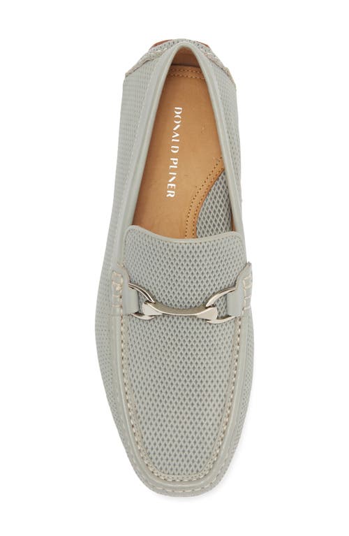 Donald Pliner Dorion Bit Loafer In Light Grey