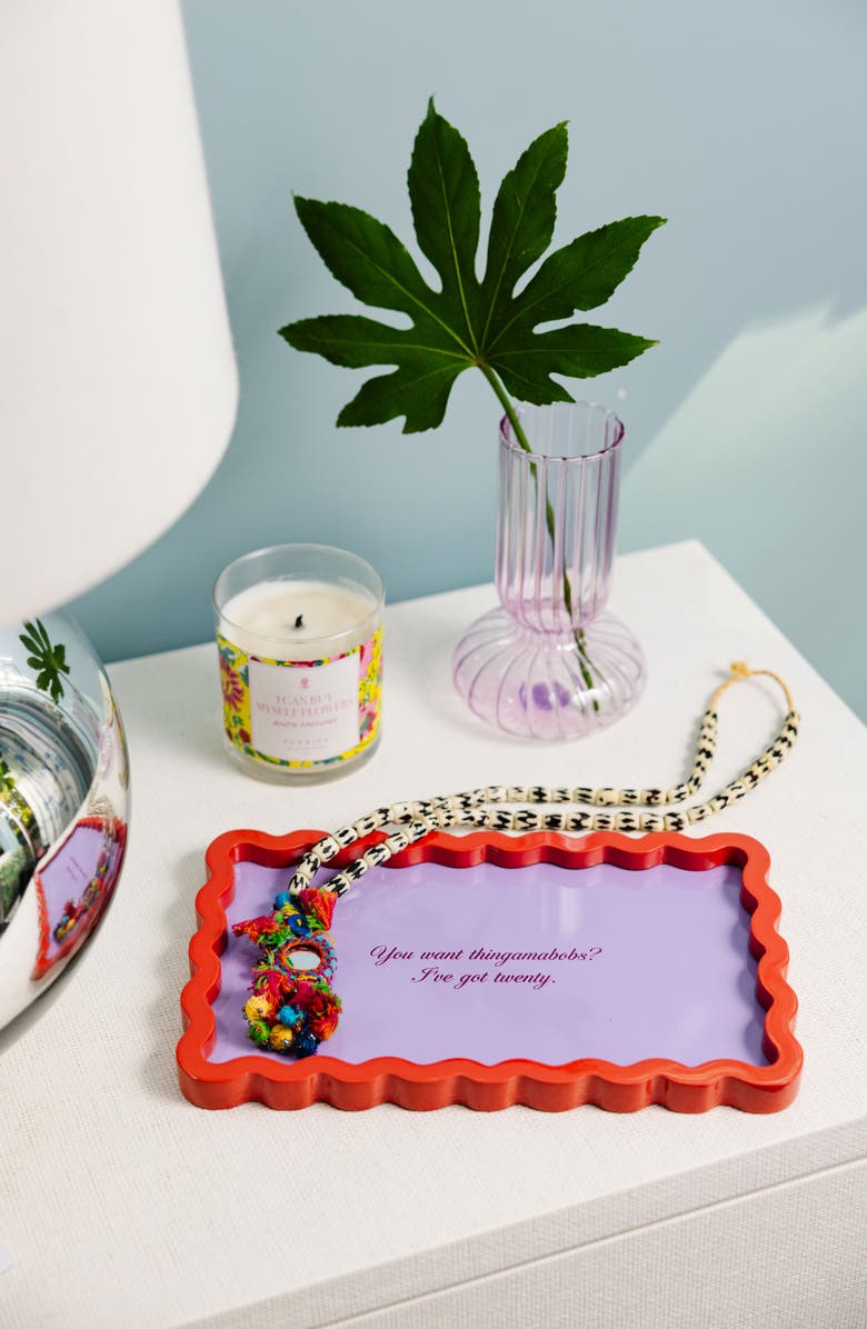 Furbish Thingamabobs Lacquer Tray, Alternate, color, Purple, Red-Orange