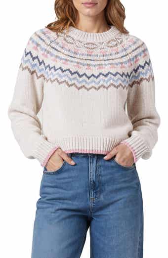 All in Favor Fair Isle Crop Sweater