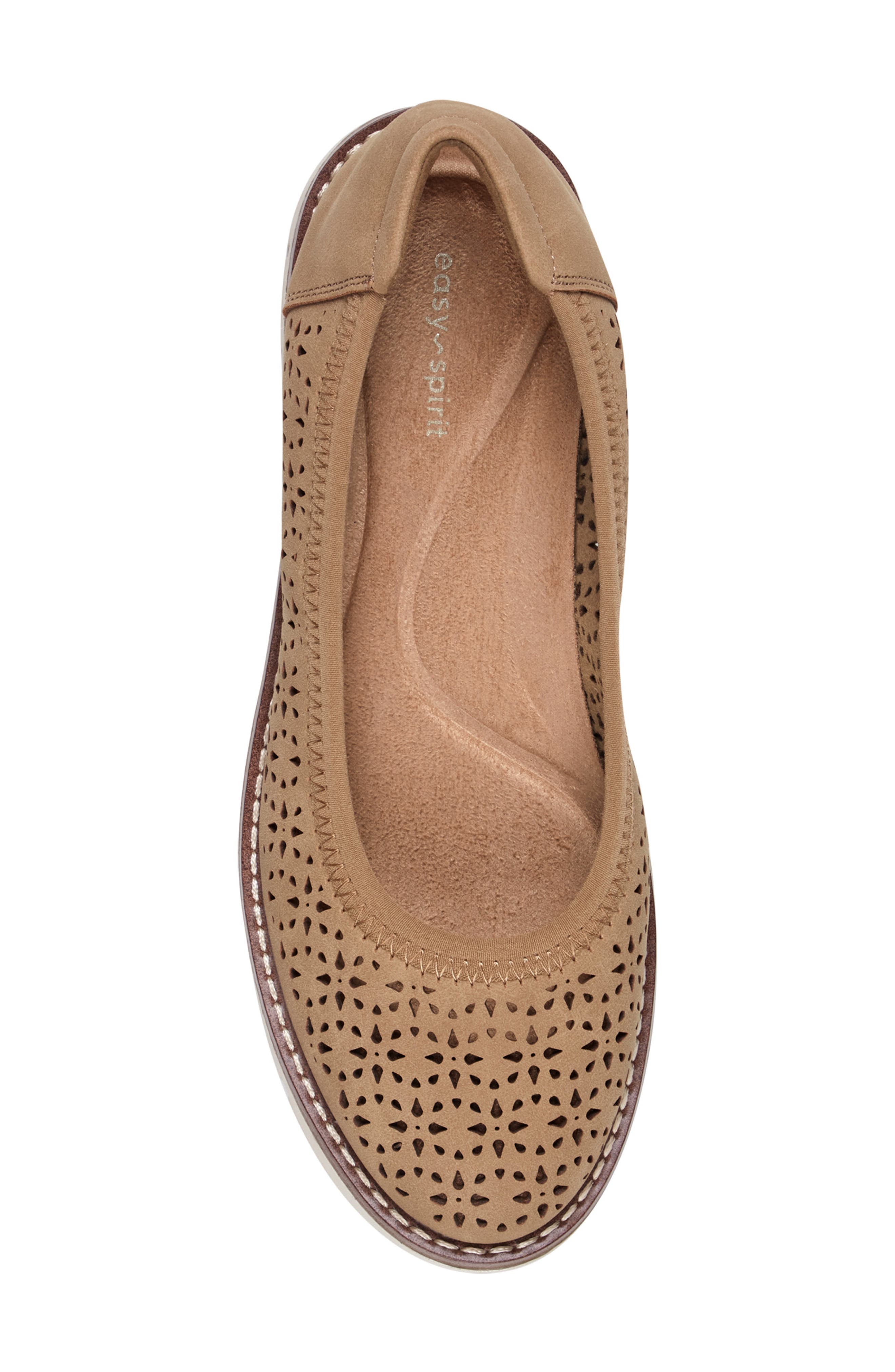Victori Perforated Slip-On Sneaker, Alternate, color, BROWN