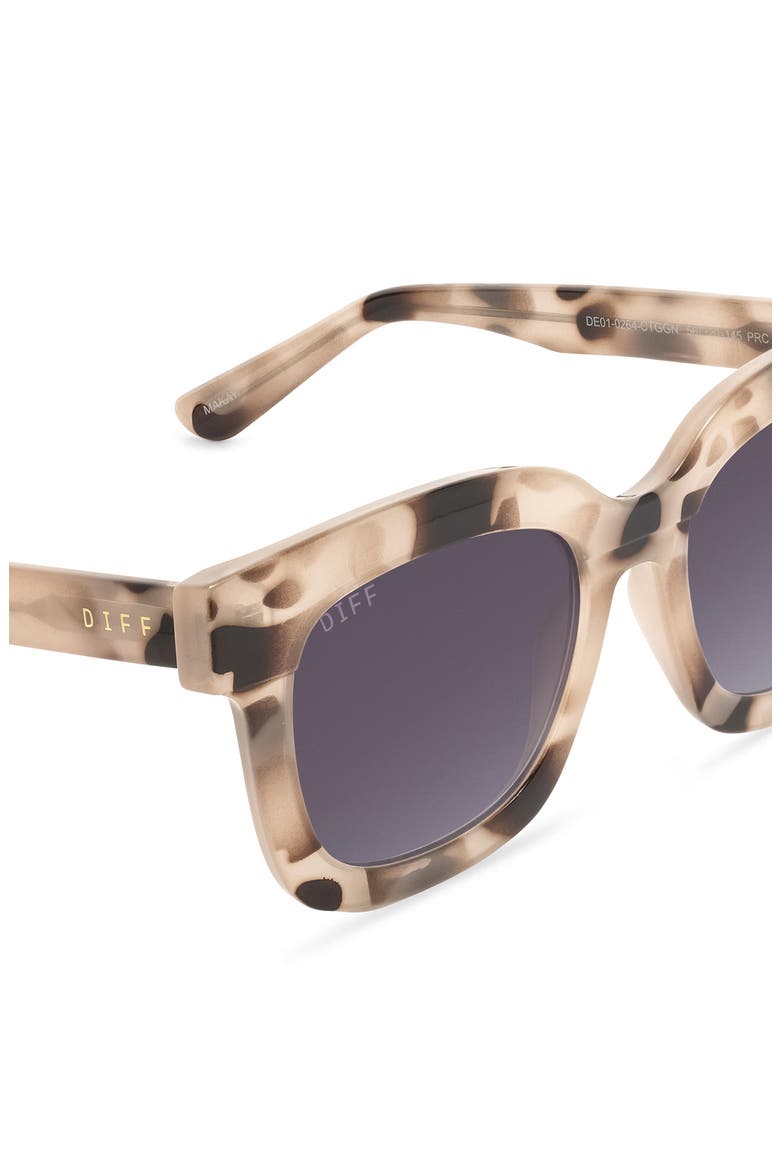56mm Makay Square Sunglasses, Alternate, color, CREAM TORTOISE