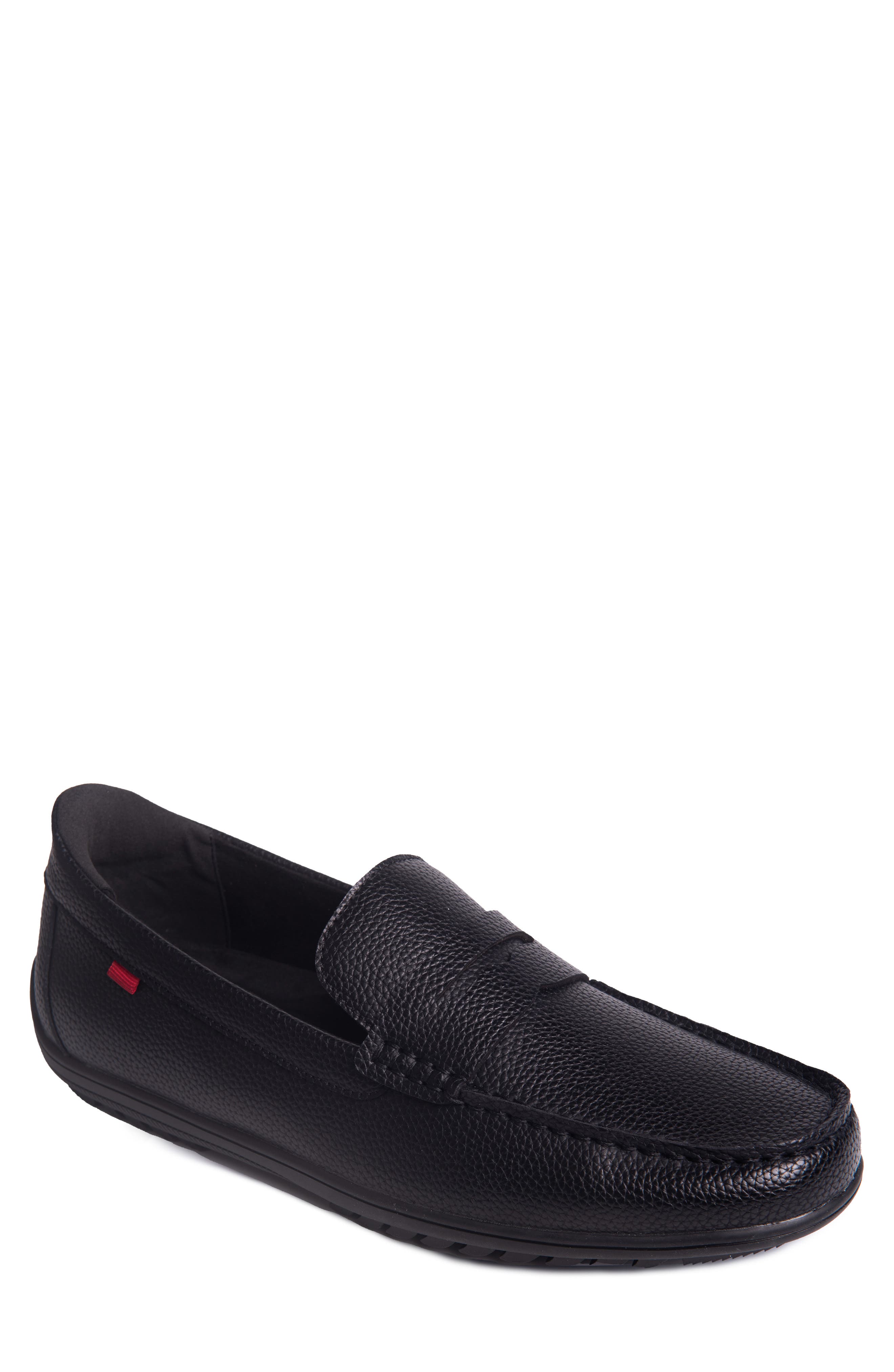 Marc Joseph New York John Street Penny Loafer, Main, color, Black Grainy Leather