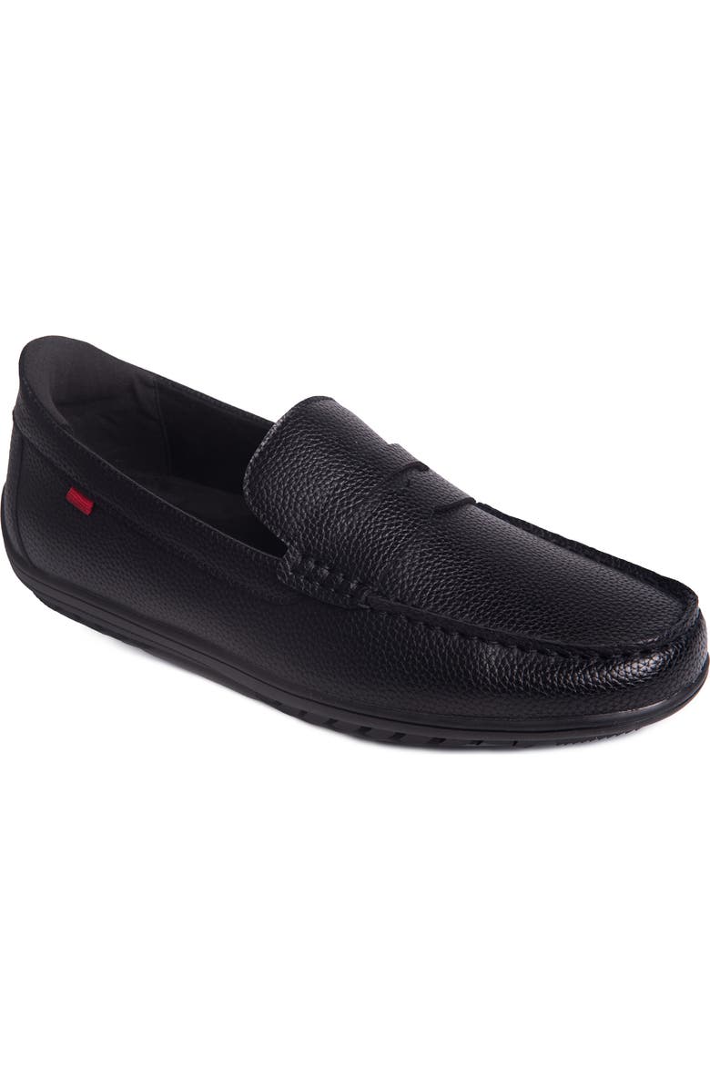 Marc Joseph New York John Street Penny Loafer, Main, color, Black Grainy Leather