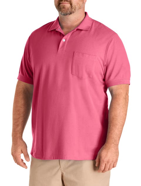 Big & Tall Pocket Piqué Polo Shirt