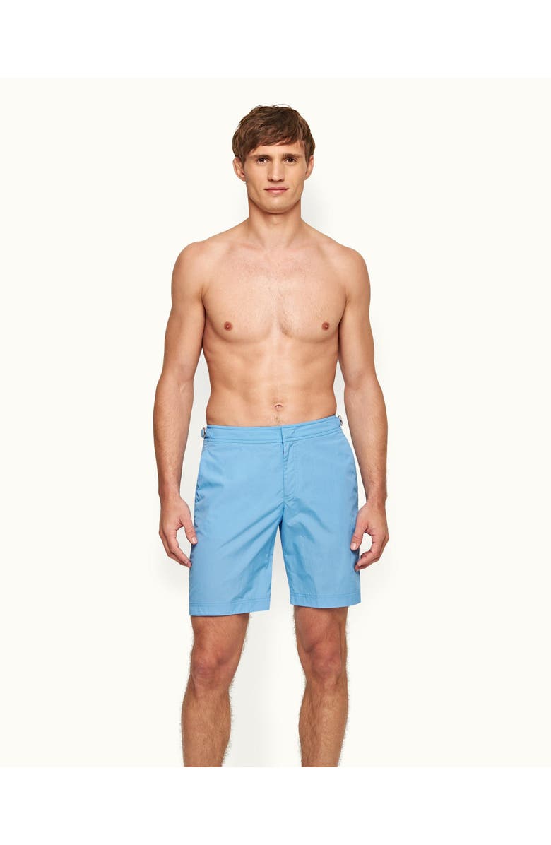 Orlebar Brown Dane Longest-Length Swim Shorts, Main, color, Riviera Ii